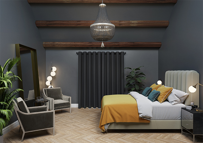 Oslo, Black - Made to Measure Curtains - Image 7